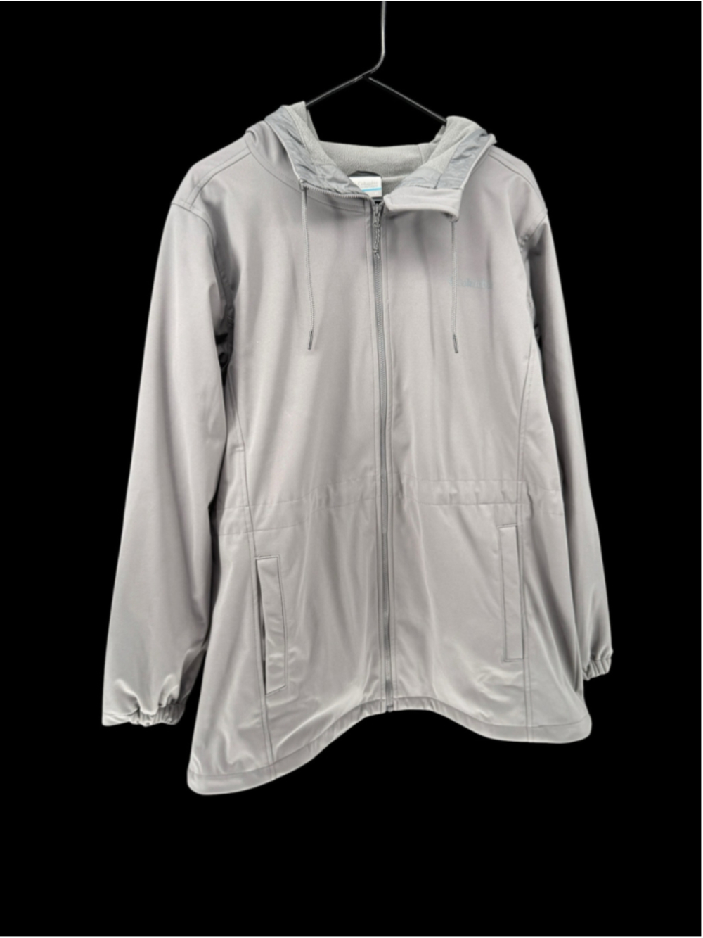 Women's Columbia Hooded Jacket Grey Size XL